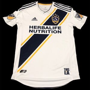 $120 Adidas MLS LA Galaxy Authentic Home Jersey